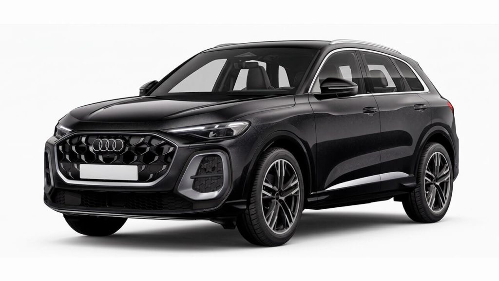 AUDI Q5 SUV TFSI S TRONIC S LINE MODELO 2025 Blindada Negro Mito Metalizado cristales AGP B33 24mm AUDI Q5 SUV TFSI S TRONIC S LINE MODELO 2025 Blindada Negro Mito Metalizado cristales AGP B33 24mm